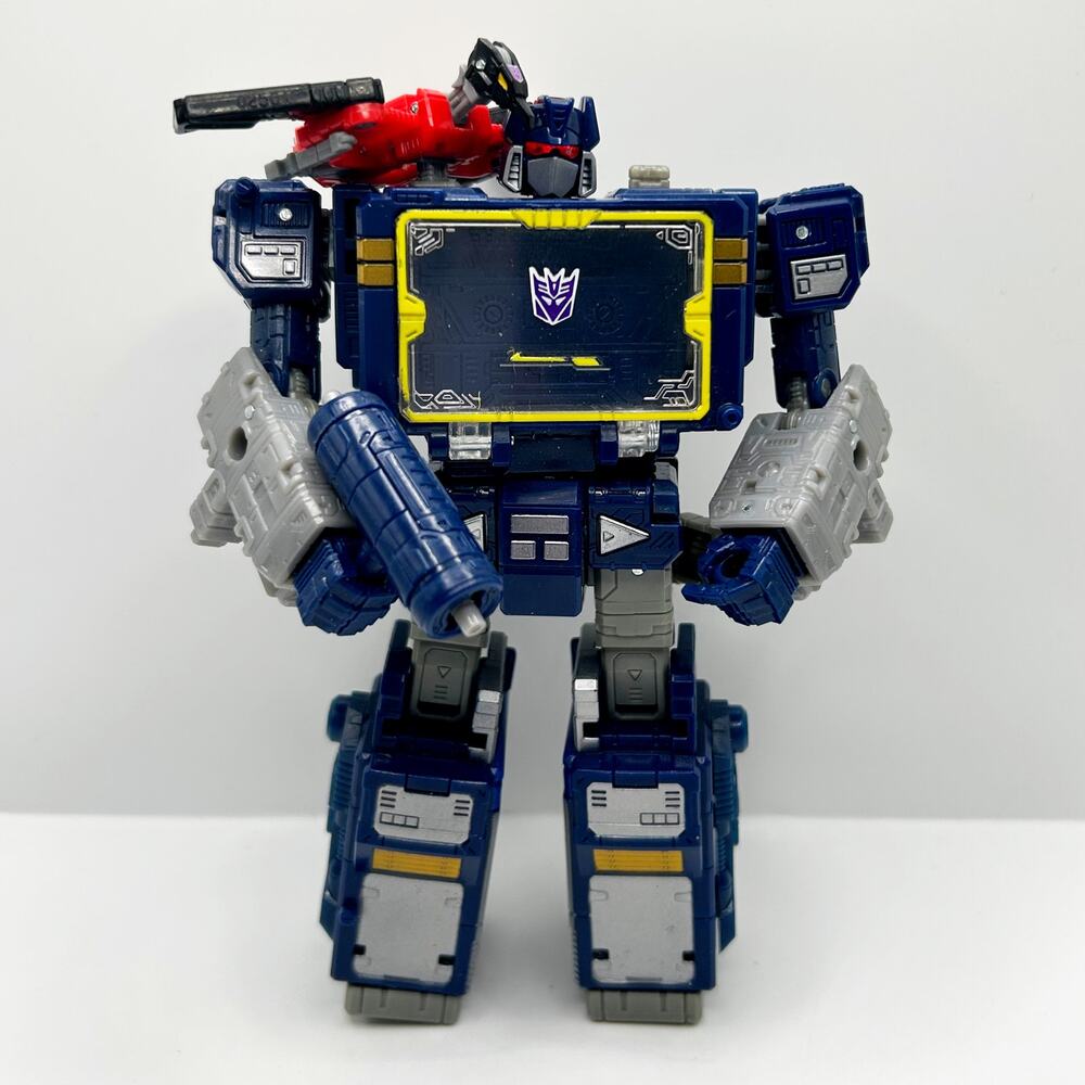 Transformers Soundwave & Laserbeak Nemesis Bridge Dramatic Capture EUC